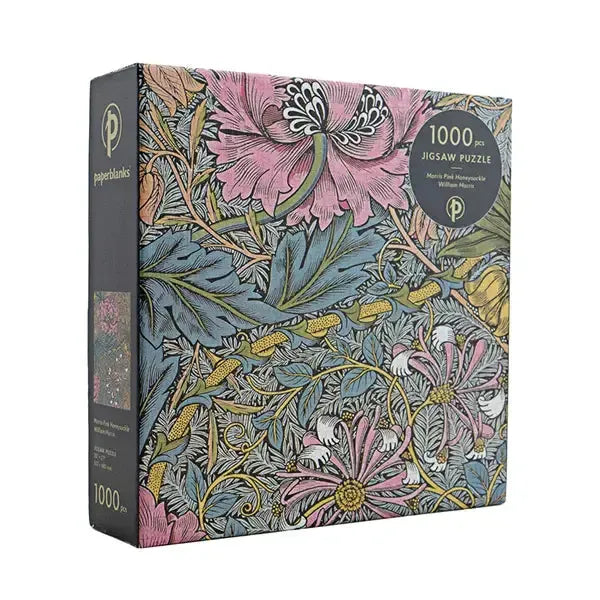 Morris Pink Honeysuckle 1000 Piece Jigsaw Puzzle Paperblanks (ONLINE ORDER ONLY)
