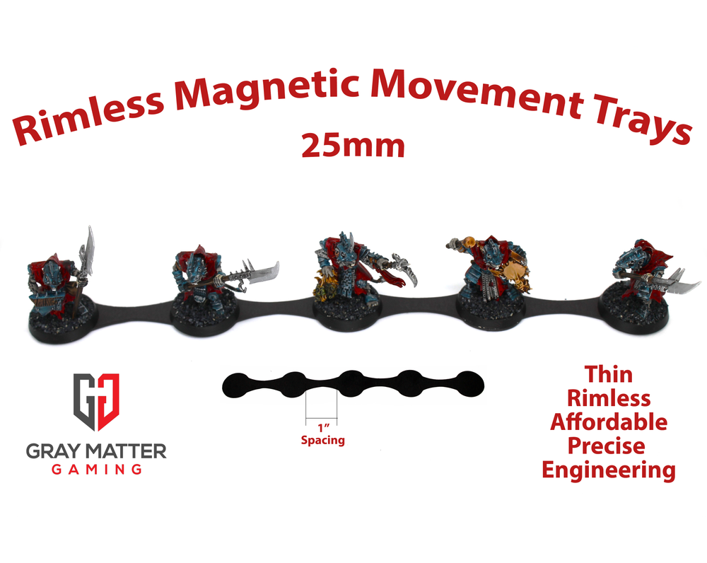 Horde Collection (Set of 5) 25mm Screen Magnetic Movement Tray (Online Order Only)