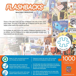 Movie Posters Flashbacks 1000 Piece Jigsaw Puzzle MasterPieces (ONLINE ORDER ONLY)