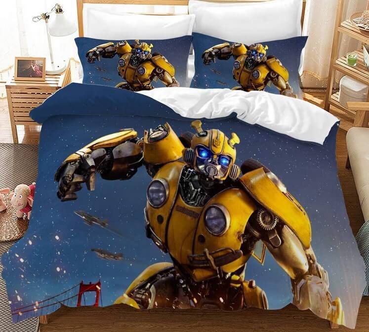 Movie Transformers Optimus Prime Bedding Sets Quilt Cover Without Filler (Online Order Only)
