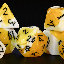 Movie Popcorn Acrylic Dice Set (ONLINE ORDER ONLY)