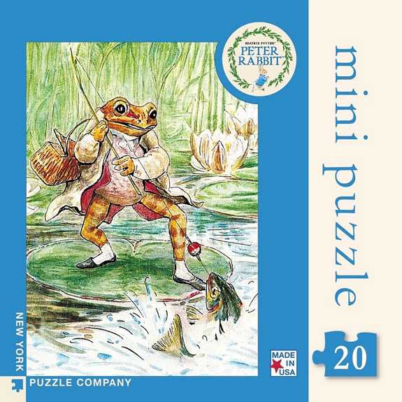 Mr. Jeremy Fisher Peter Rabbit 20 Piece Mini Jigsaw Puzzle NYPC (ONLINE ORDER ONLY)