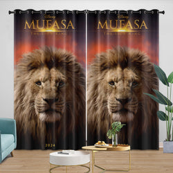 Mufasa The Lion King Curtains Blackout Window Drapes Room Decoration (Online Order Only)