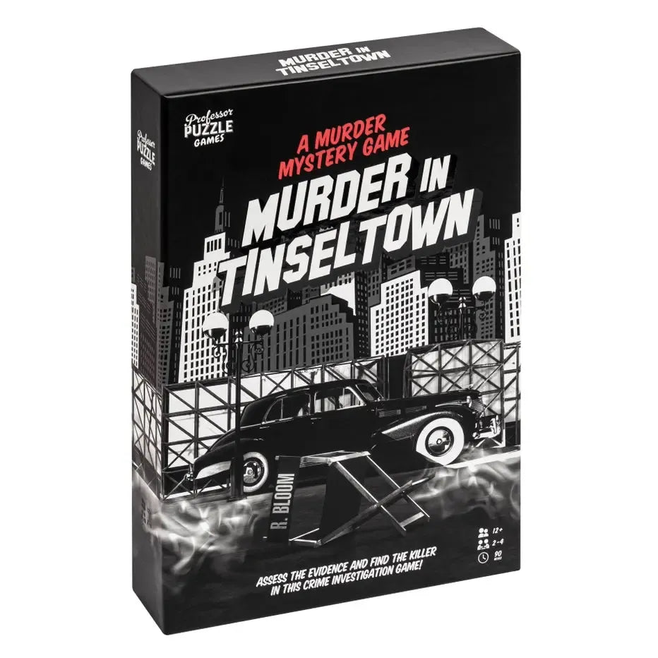 Murder in Tinseltown - Crime-Solving Detective Puzzle Game - Professor Puzzle (ONLINE ORDER ONLY)
