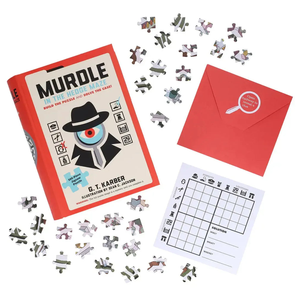 Murdle In the Hedge Maze 500 Piece Jigsaw Game Puzzle Chronicle (ONLINE ORDER ONLY)