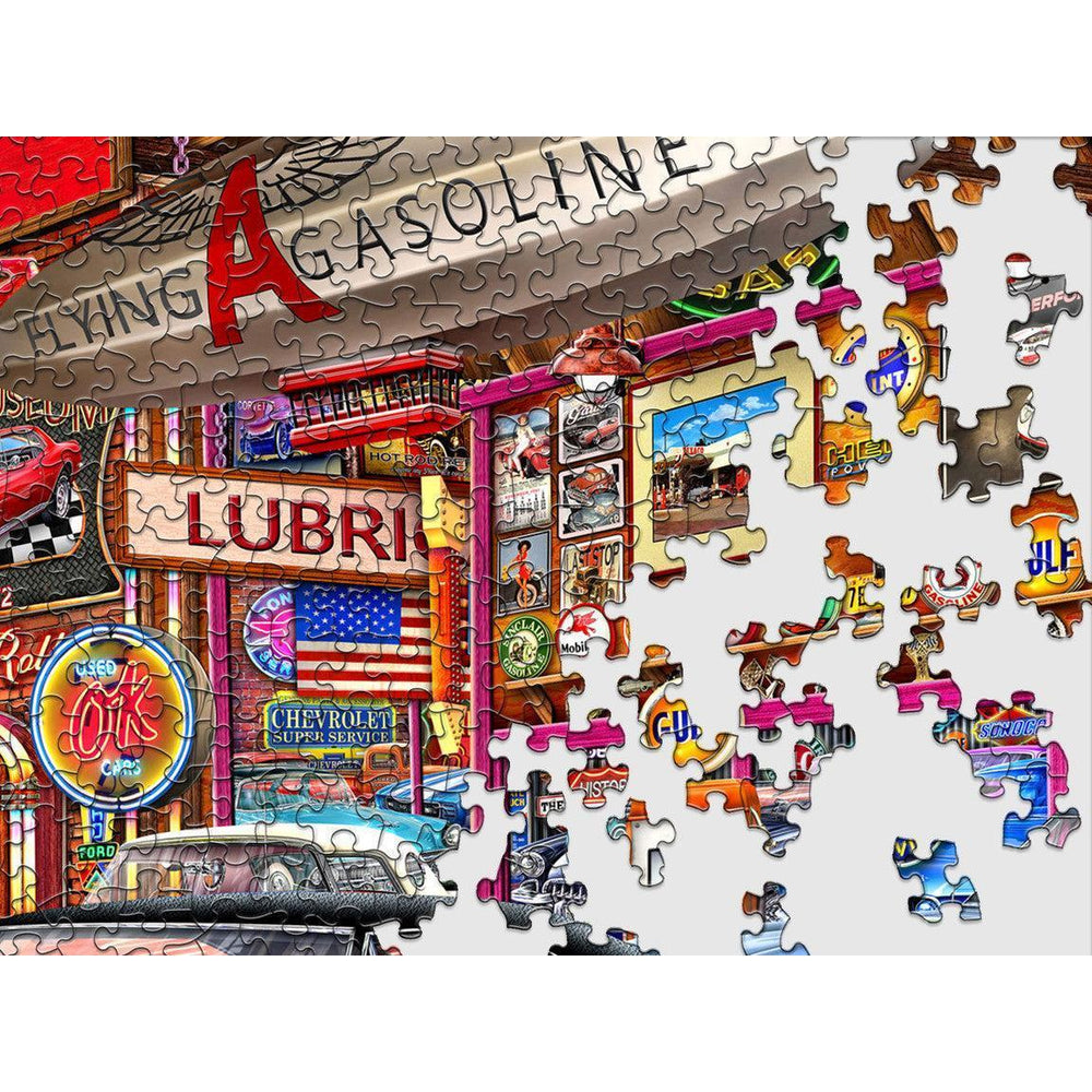 Muscle Car Museum 1000 Piece Jigsaw Puzzle Springbok (ONLINE ORDER ONLY)