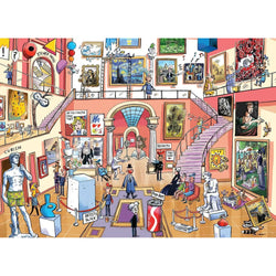Museum Mischief Doodle Town 1000 Piece Jigsaw Puzzle Cobble Hill (ONLINE ORDER ONLY)