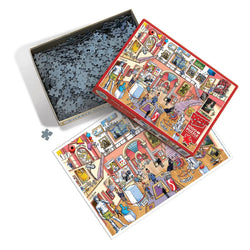 Museum Mischief Doodle Town 1000 Piece Jigsaw Puzzle Cobble Hill (ONLINE ORDER ONLY)