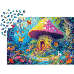 Mushroom Cottage 1000 Piece Jigsaw Puzzle Enjoy (ONLINE ORDER ONLY)