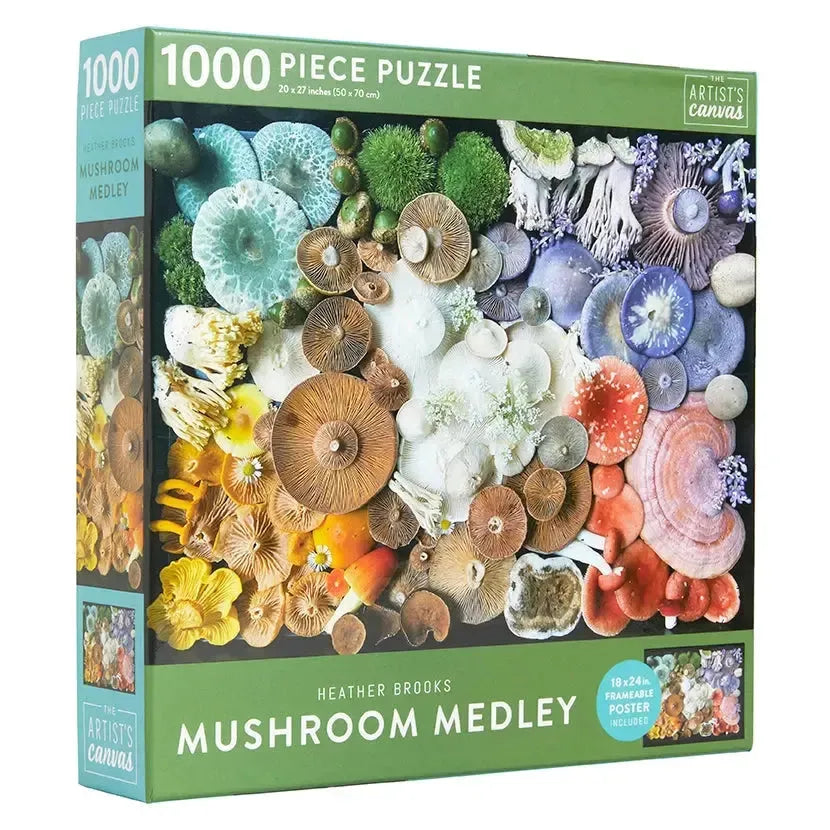 Mushroom Medley 1000 Piece Jigsaw Puzzle Insights (ONLINE ORDER ONLY)
