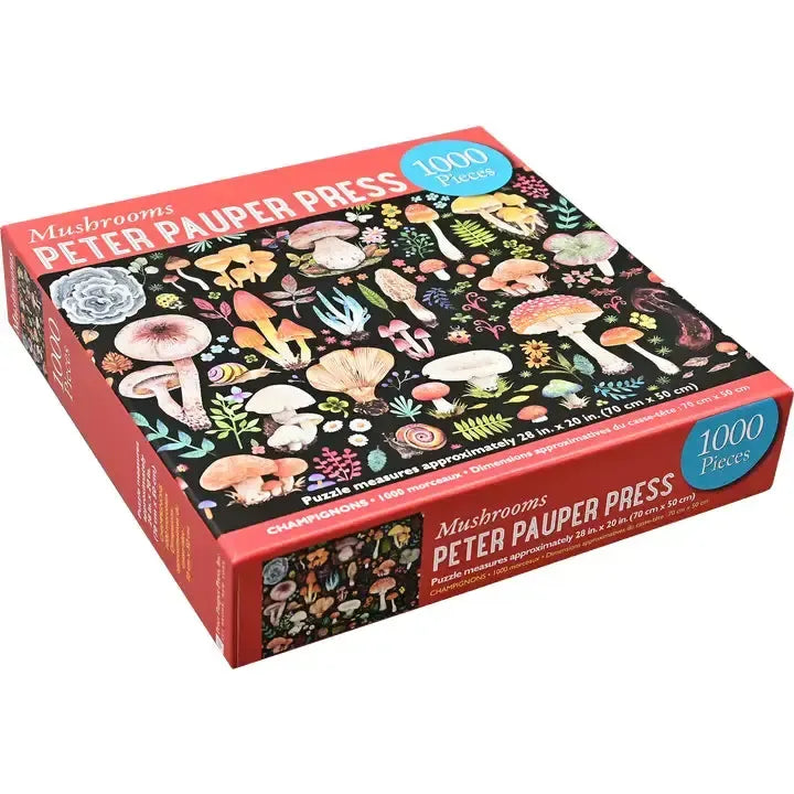 Mushrooms 1000 Piece Jigsaw Puzzle Peter Pauper (ONLINE ORDER ONLY)