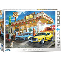 Mustang Boss vs Dark Horse Ford 1000 Piece Jigsaw Puzzle Eurographics (ONLINE ORDER ONLY)
