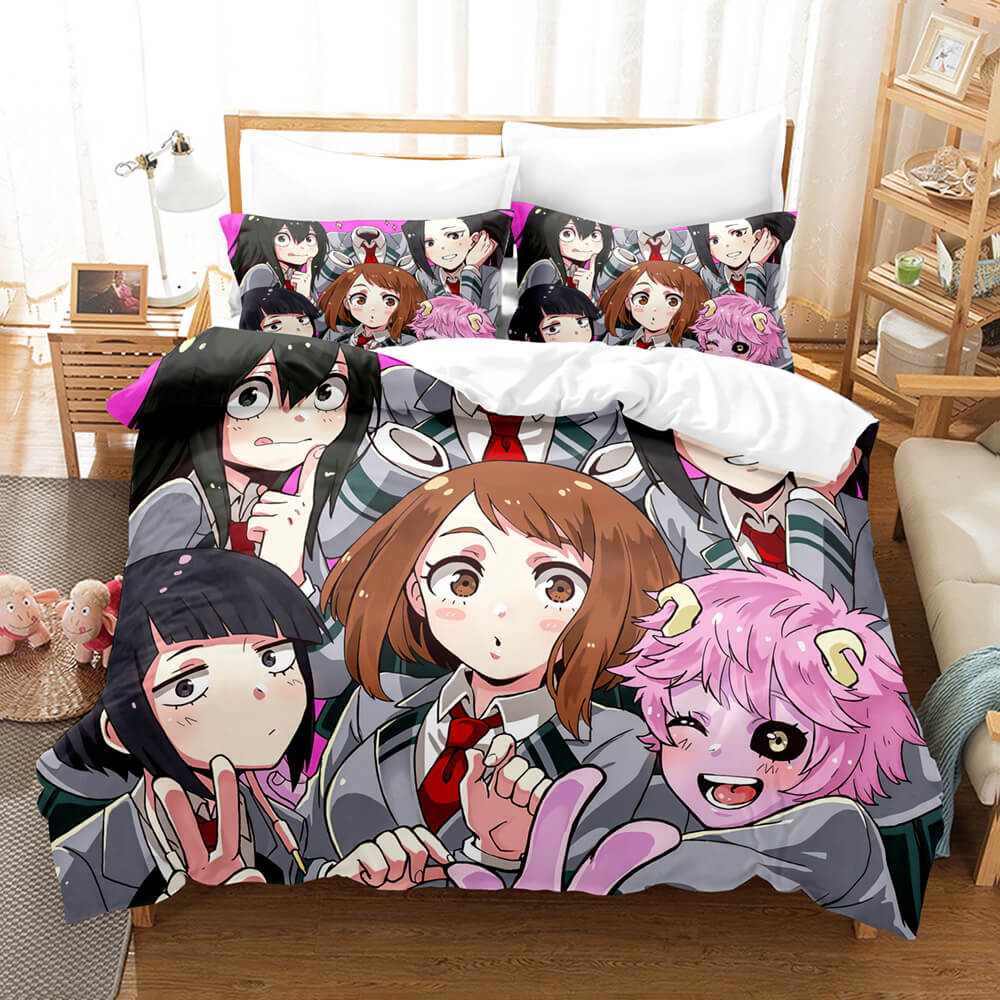 Anime My Hero Academia Cosplay Bedding Set Quilt Cover Without Filler (Online Order Only)