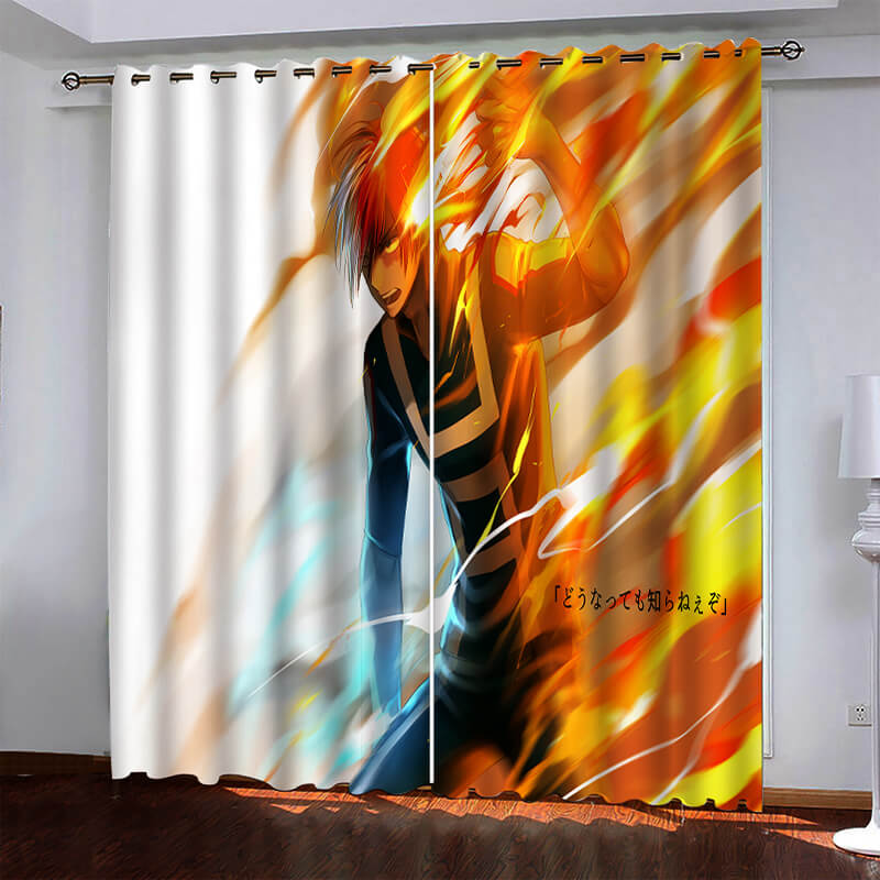 My Hero Academia Person Curtains Blackout Window Drapes (Online Order Only)