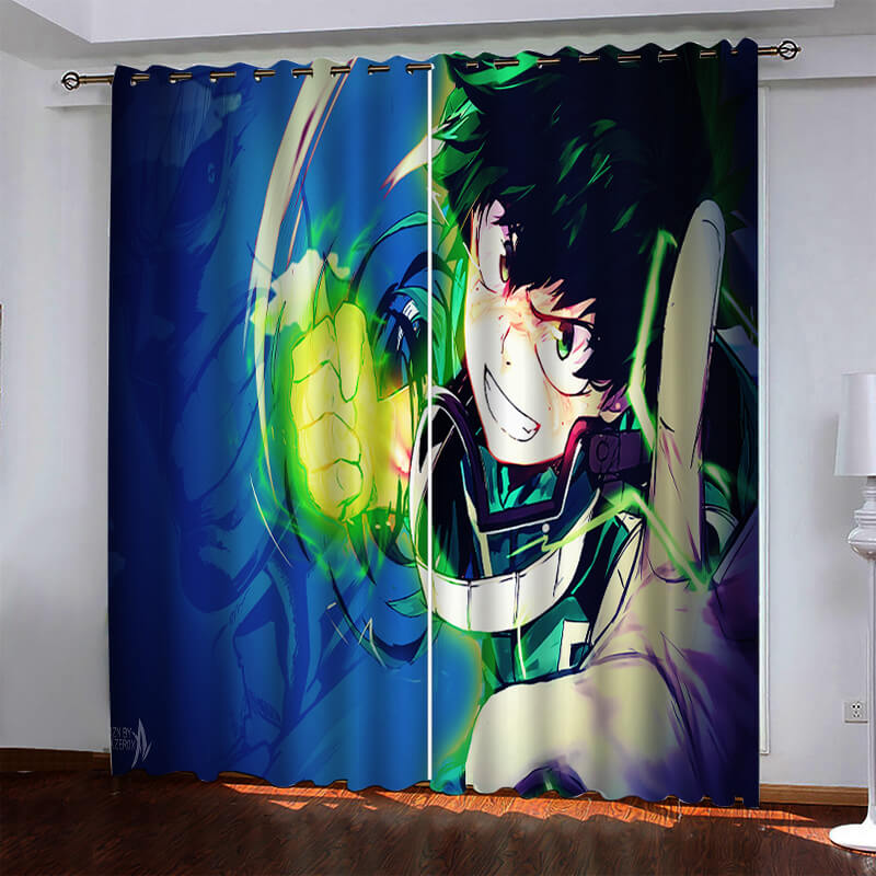 My Hero Academia Person Curtains Blackout Window Drapes (Online Order Only)