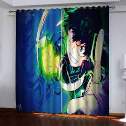 My Hero Academia Person Curtains Blackout Window Drapes (Online Order Only)