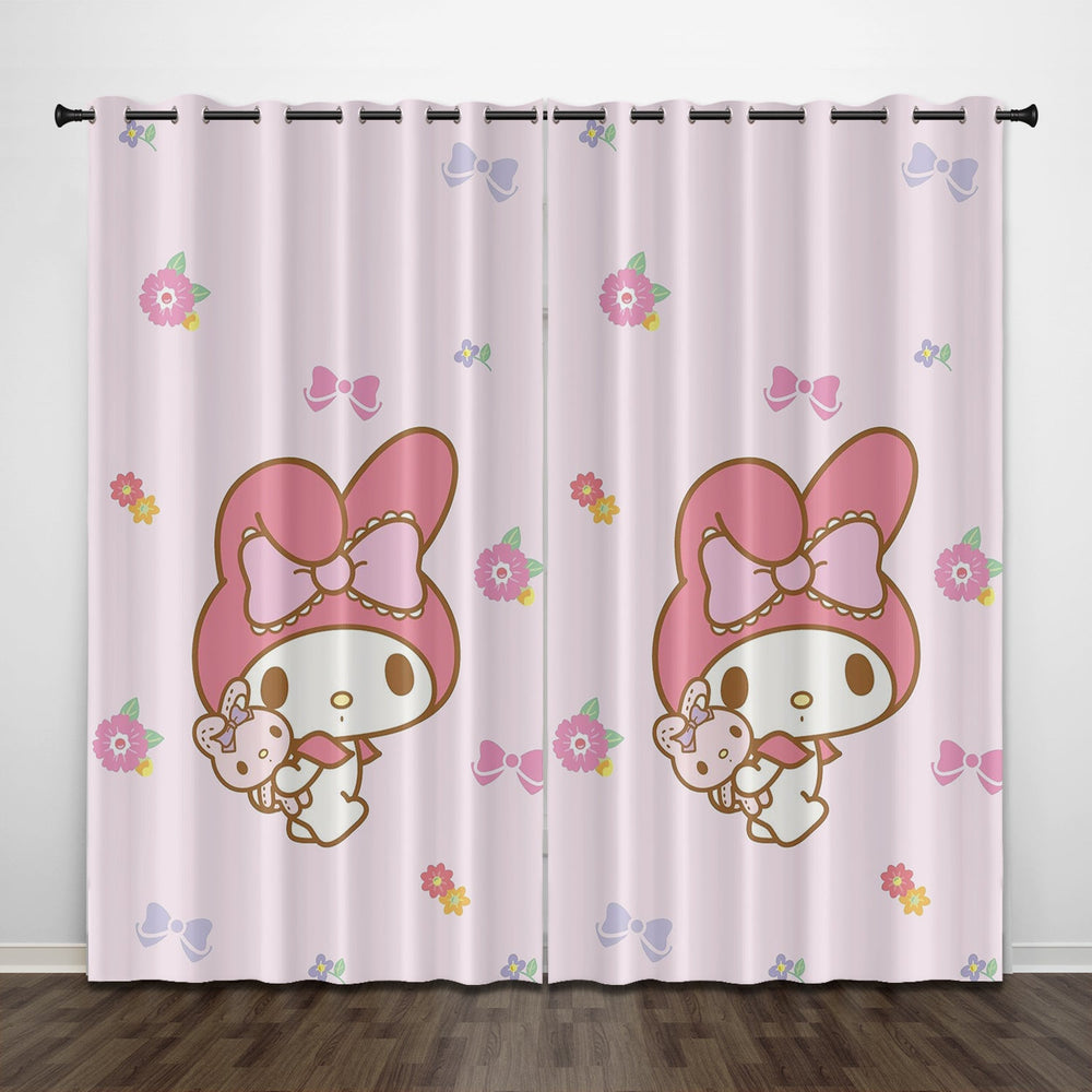 My Melody Curtains Pattern Blackout Window Drapes (Online Order Only)