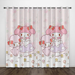 My Melody Curtains Pattern Blackout Window Drapes (Online Order Only)