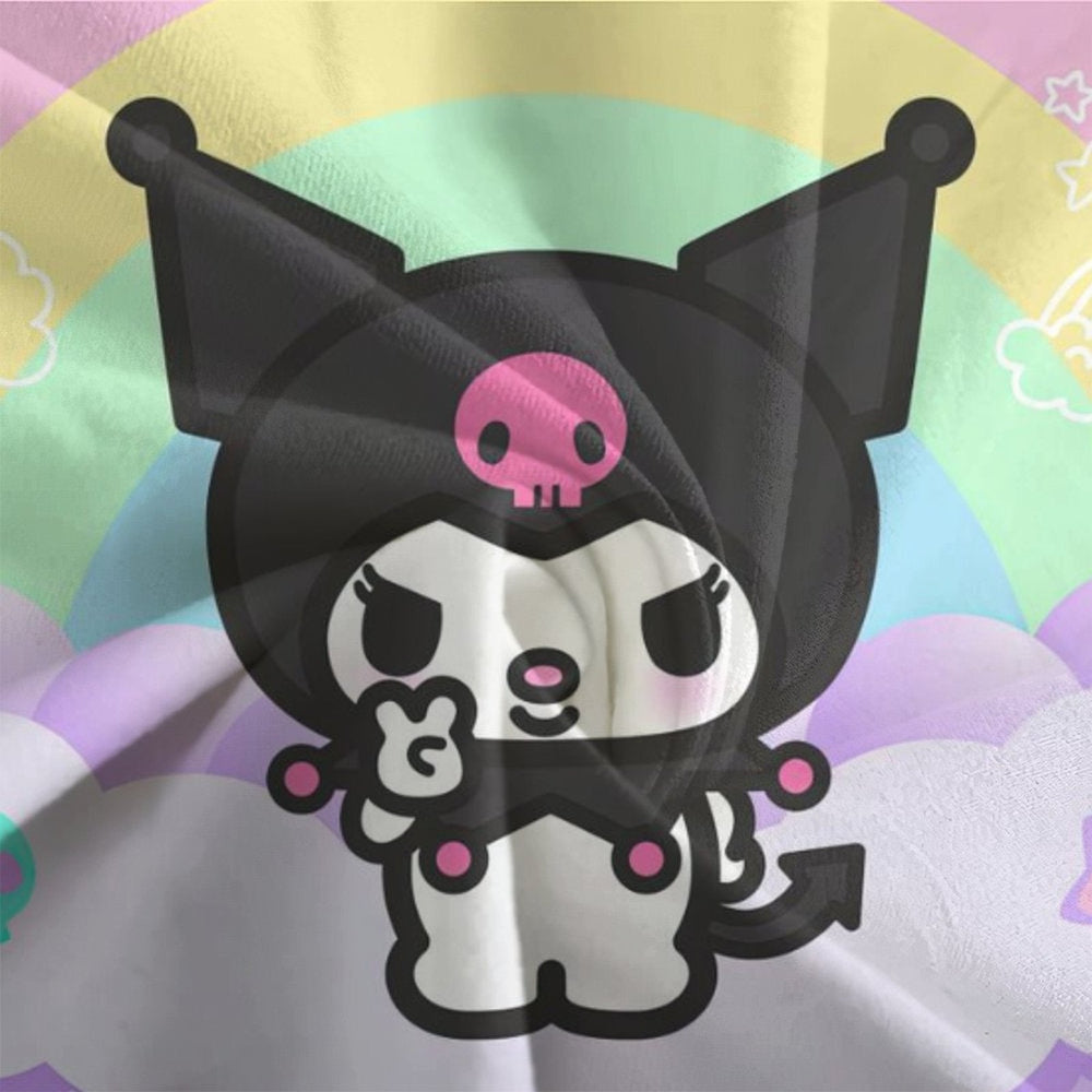 My Melody Kuromi Bedding Set Quilt Cover Without Filler (Online Order Only)