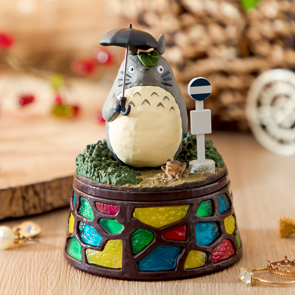 My Neighbor Totoro - Totoro and the Bus Stop Decorative Trinket Box (Online Order Only)