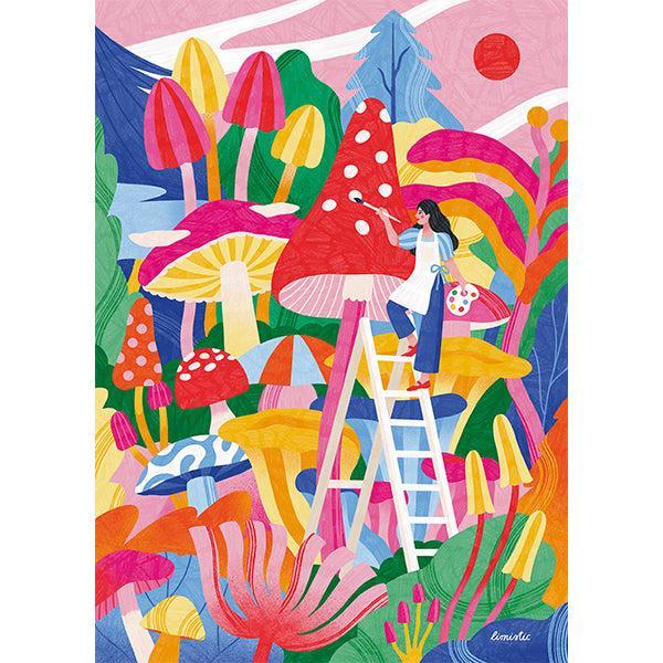 Mycology Whimsy 500 Piece Jigsaw Puzzle Holiyay (ONLINE ORDER ONLY)