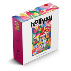 Mycology Whimsy 500 Piece Jigsaw Puzzle Holiyay (ONLINE ORDER ONLY)