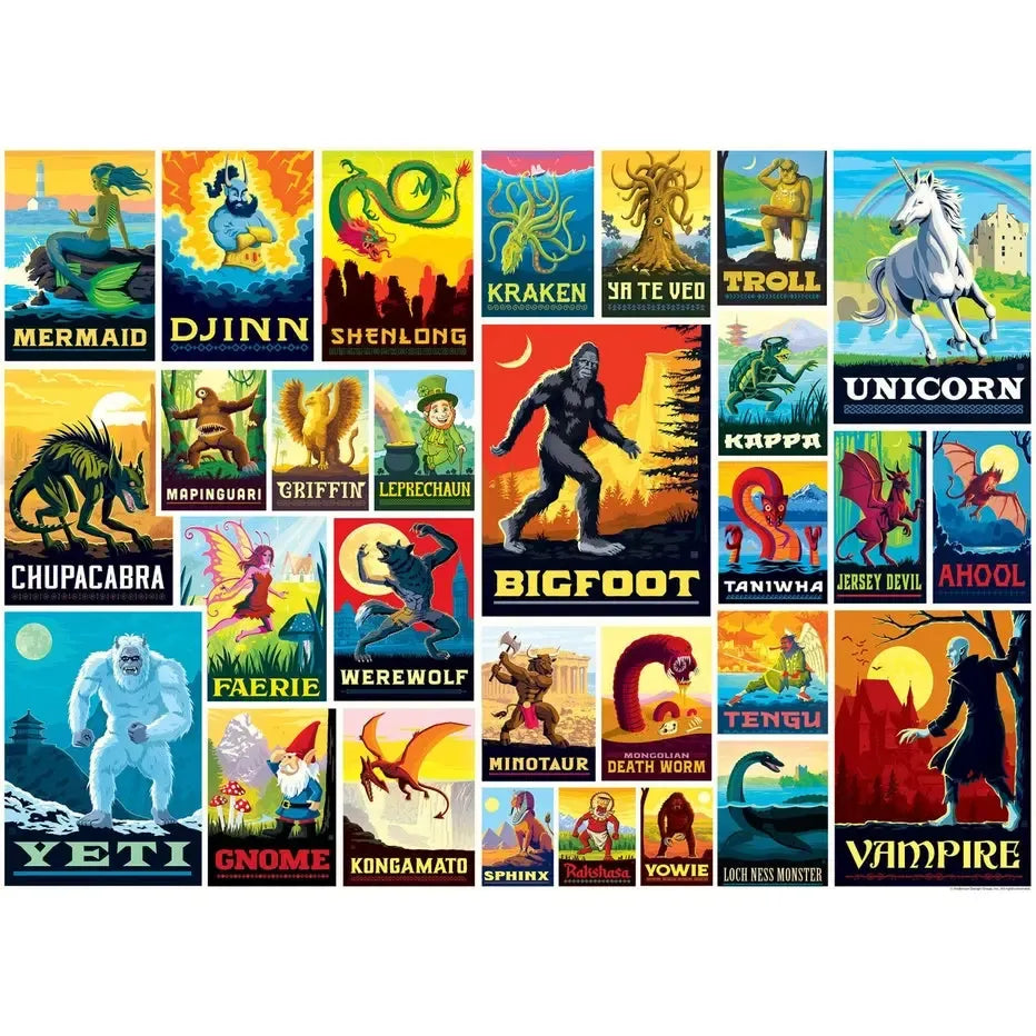 Mythical Creatures by Anderson Design 1000 Piece Jigsaw Puzzle MasterPieces (ONLINE ORDER ONLY)