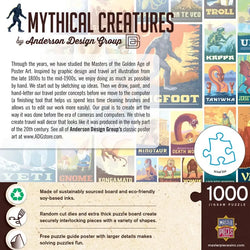Mythical Creatures by Anderson Design 1000 Piece Jigsaw Puzzle MasterPieces (ONLINE ORDER ONLY)