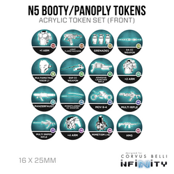 Infinity N5 Acrylic Booty / Panoply Token Set