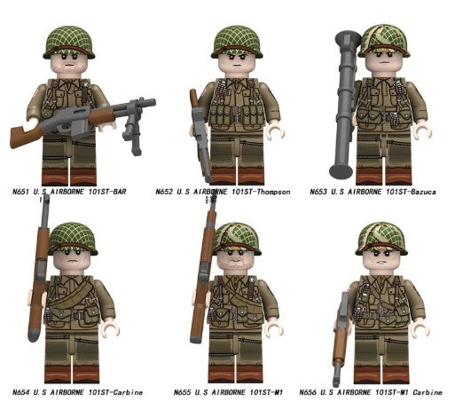 US 101st Division series Minifigs