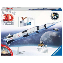 NASA Apollo Saturn V Rocket 504 Piece 3D Jigsaw Puzzle Ravensburger (ONLINE ORDER ONLY)