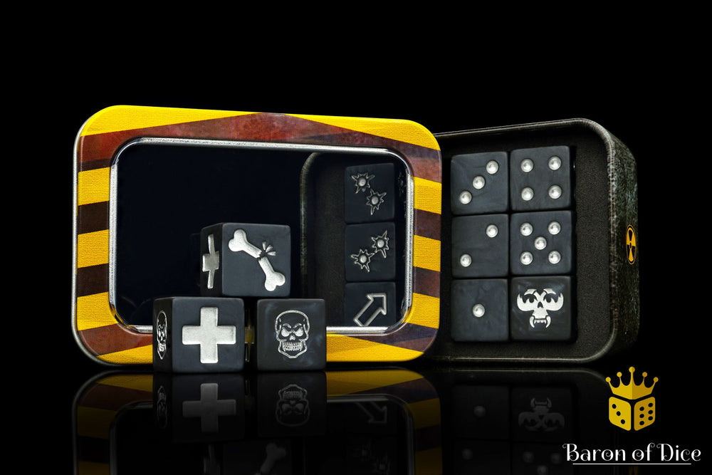 Black Assassin Dice - Skirmish Set (ONLINE ORDER ONLY)