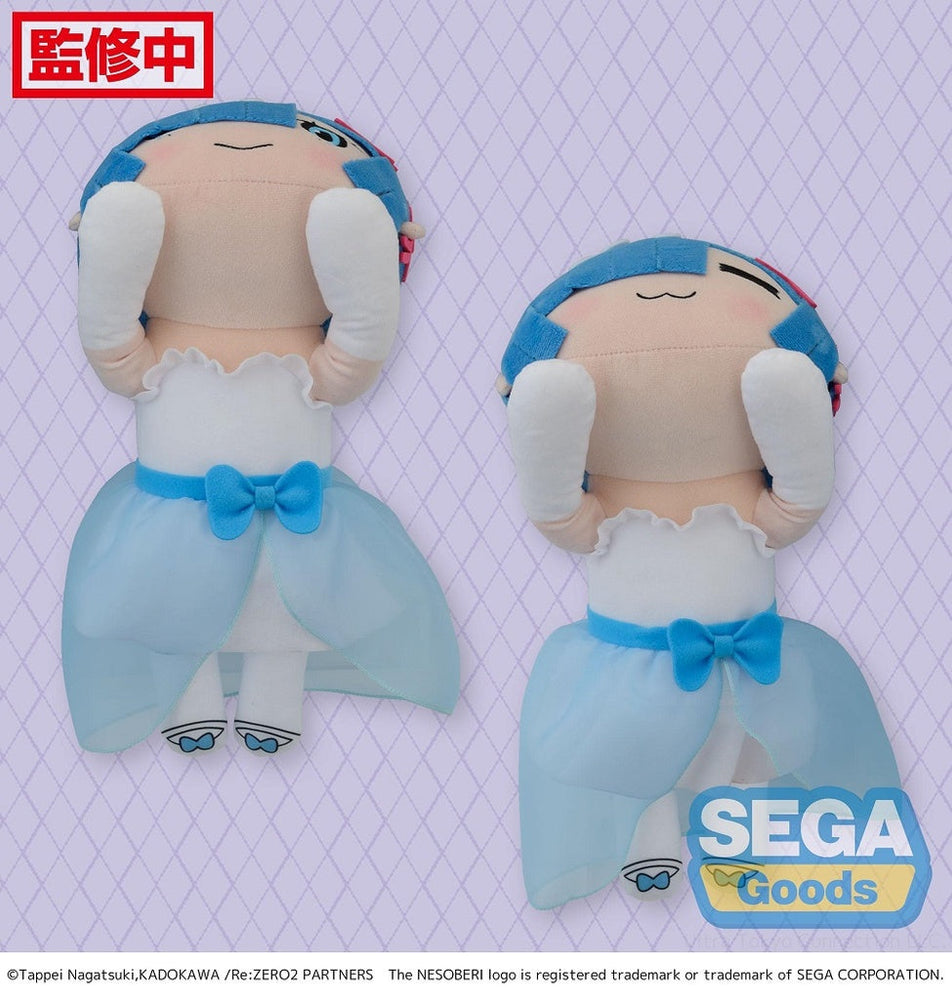 NESOBERI (Lay-Down) Re:ZERO -Starting Life in Another World- SP Plush Rem Wedding Dress Ver. (1 Plush) (ONLINE ORDER ONLY)