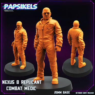3D Printed Papsikels Nexus 8 Replicant Combat Medic October 2024 Cyberpunk 28mm 32mm (Online Only)