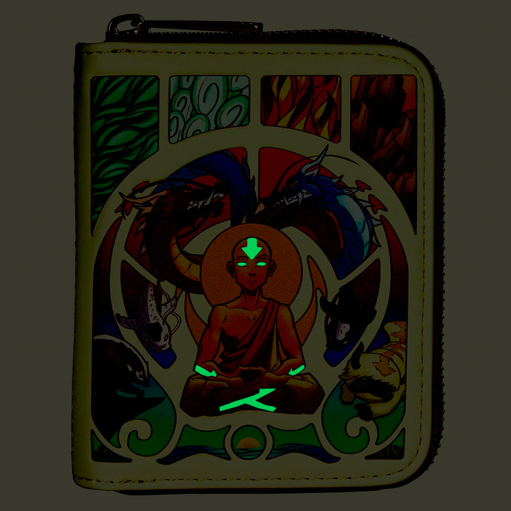 Loungefly: Avatar: The Last Airbender - Aang Mediation Zip Around Wallet (ONLINE ORDER ONLY)