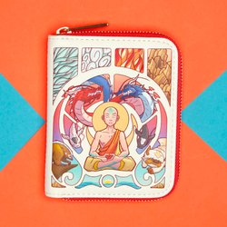 Loungefly: Avatar: The Last Airbender - Aang Mediation Zip Around Wallet (ONLINE ORDER ONLY)