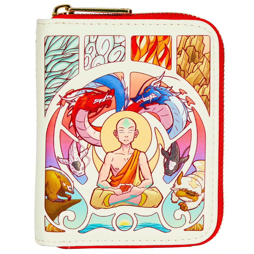 Loungefly: Avatar: The Last Airbender - Aang Mediation Zip Around Wallet (ONLINE ORDER ONLY)