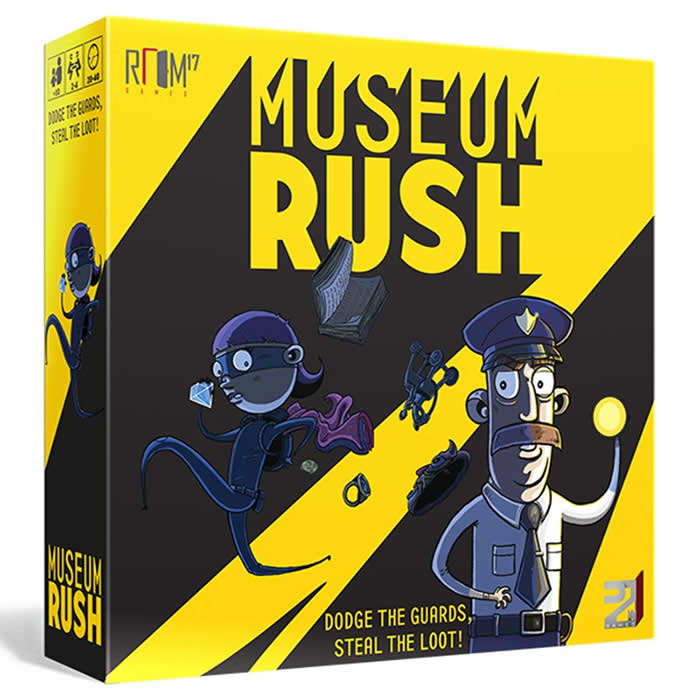 NJD411501 Museum Rush Tile Board Game Ninja Division (ONLINE ORDER ONLY)