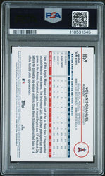 Graded 2024 Topps Holiday Nolan Schanuel #H59 Holiday Tree Rookie RC Baseball Card PSA 10 Gem Mint