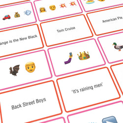 Name the Emoticon Card Game: Pop Culture Edition