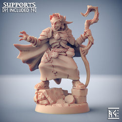 3D Printed Artisan Guild Nanaari the Wise Woman Scourgeland Survivors 28mm 32mm (Online Only)