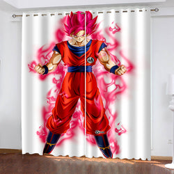 Dragon Ball Curtains Cosplay Blackout Window Treatments Drapes for Room Decoration (Online Order Only)