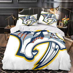 Nashville Predators Bedding Set Quilt Duvet Cover Without Filler (Online Order Only)