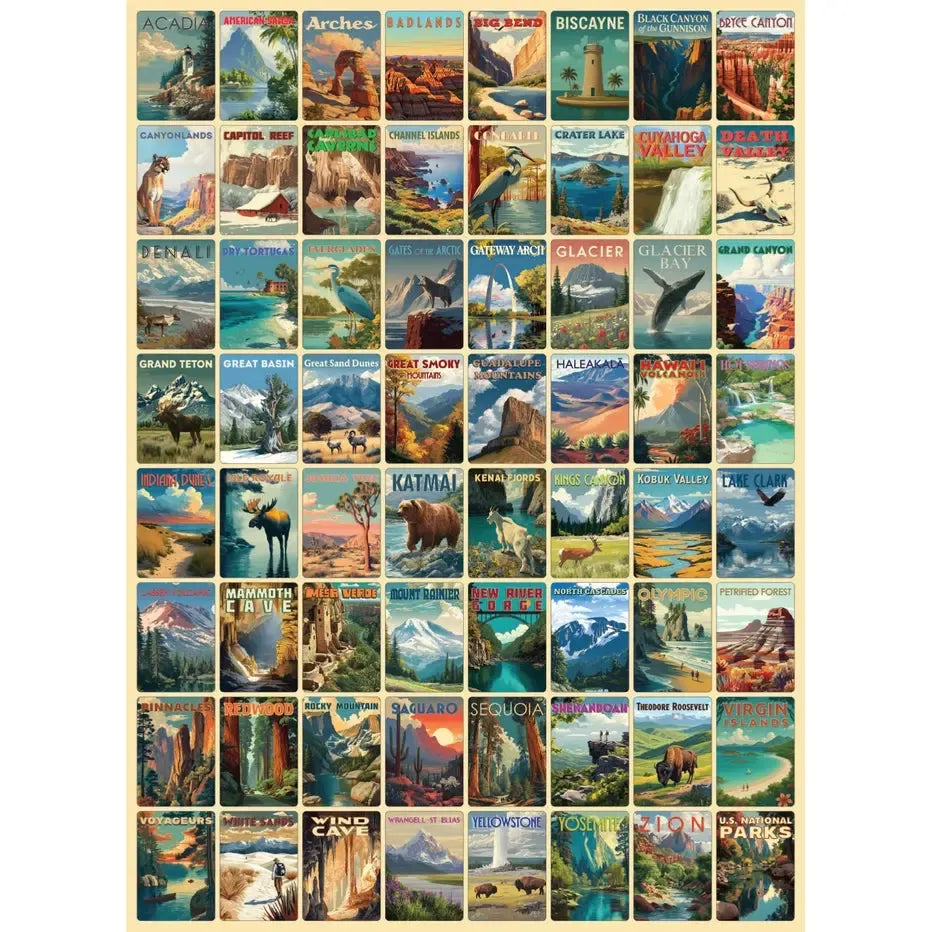 National Parks 1000 Piece Jigsaw Puzzle Final Piece (ONLINE ORDER ONLY)