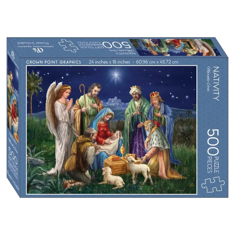 Nativity 500 Piece Soft Touch Jigsaw Puzzle Crown Point (ONLINE ORDER ONLY)