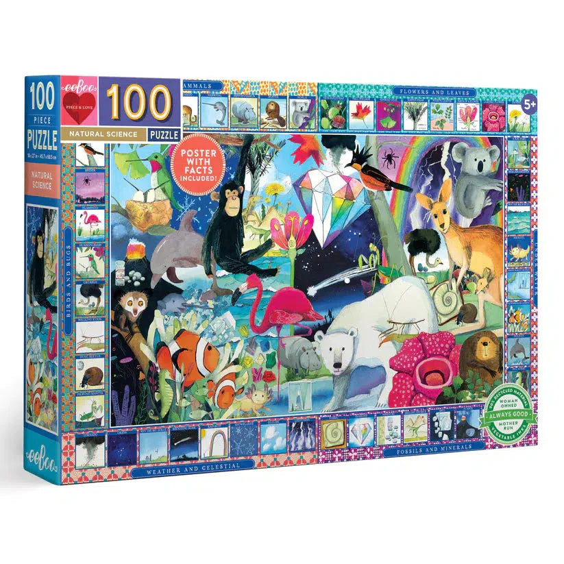 Natural Science 100 Piece Jigsaw Puzzle eeBoo (ONLINE ORDER ONLY)