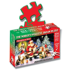 Naughty of Nice 234 Piece "World's Smallest" Jigsaw Puzzle TDC (ONLINE ORDER ONLY)