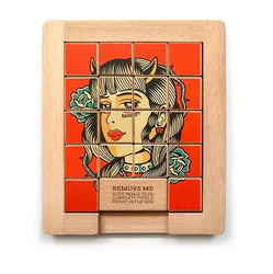 Naughty vs Nice Dualities Sliding Wood Puzzle Trove (ONLINE ORDER ONLY)