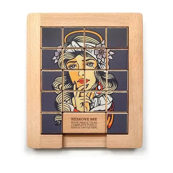 Naughty vs Nice Dualities Sliding Wood Puzzle Trove (ONLINE ORDER ONLY)