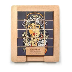 Naughty vs Nice Dualities Sliding Wood Puzzle Trove (ONLINE ORDER ONLY)
